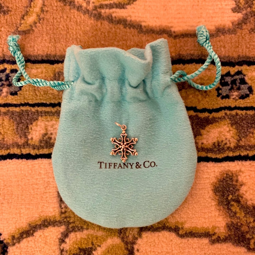 Tiffany and Co Snowflake Charm Sterling Silver